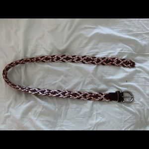 American Eagle Braided Leather Belt